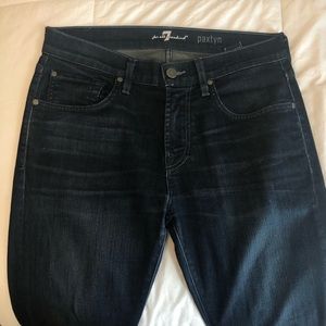 7 for All Mankind - Paxtyn Dark Blue Men’s Jeans